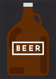 Beer Growler - Get-Together Invitation by The Indigo Bunting