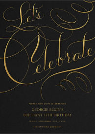 Let's Celebrate Script by Bernard Maisner