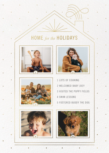 Five Windows - New Year's Card by Paperless Post
