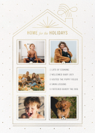 Five Windows - Holiday Card by Paperless Post