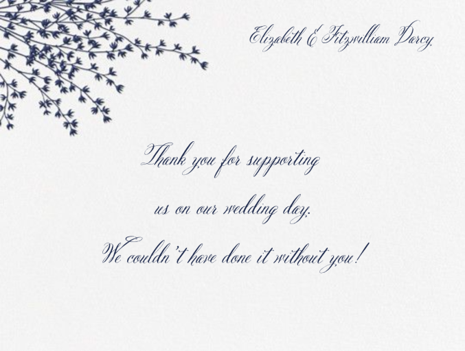 Forsythia Sprig - Stationery by Crane & Co.