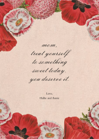 Shirley Poppies - Greeting Card by John Derian