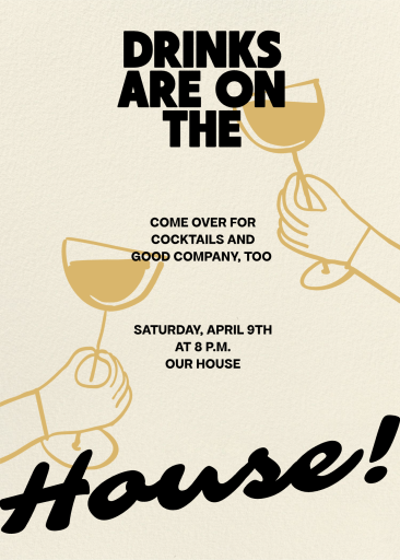 Drinks Are On - Party Invitation by Paperless Post