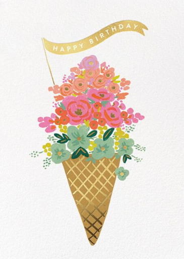 Ice Cream Birthday - Birthday Card by Rifle Paper Co.