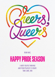Rainbow Cheers by Paperless Post