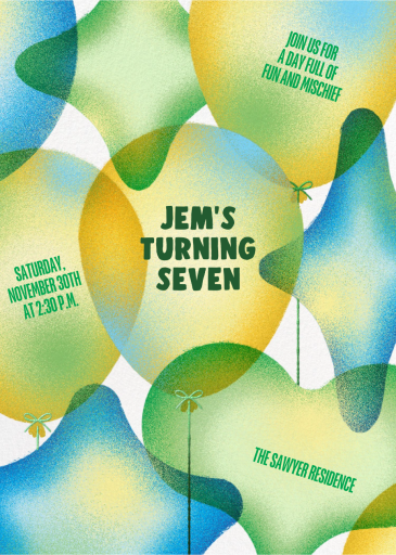 Bunch of Balloons by Paperless Post