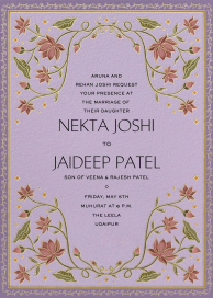 Ornate Kamal - Wedding Invitation by Chand Sitara