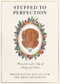 Stuffed Perfection - Invitation by Martha Stewart