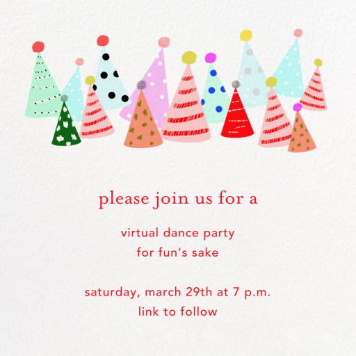 Party Hats - Invitation by Ashley G