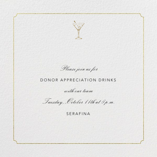 Indented Rounded Corners - Appreciation Event Invitation by Paperless Post