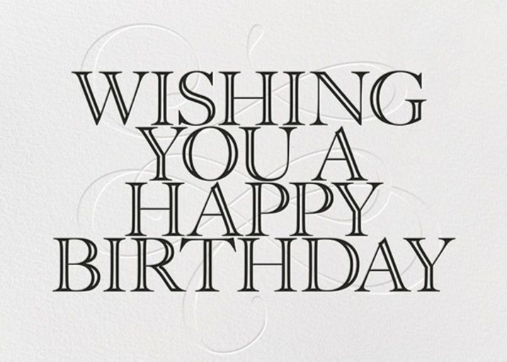Wishing You a Happy Birthday - Business Greeting Card by Paperless Post