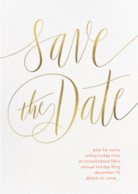 Saint-Preux - Holiday Save the Date by Paperless Post