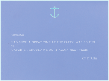 Anchor by Paperless Post