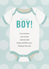 Baby Onesie - Baby Shower Invitation by Paper Source