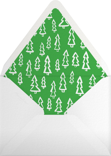 Merry Christmas Wreath Tall - Linda and Harriett Envelope