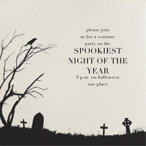 Poe - Halloween Invitation by Paperless Post