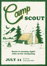Camp Celebration - Birthday Invitation by Paperless Post