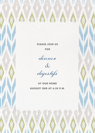Ikat - Party Invitation by Paperless Post