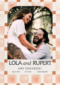 Organic Check Photo - Engagement Party Invitation by Paperless Post