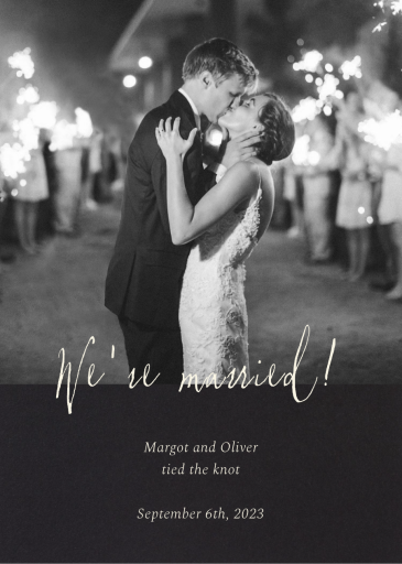 Romantic Photo - Elopement Announcement by Paperless Post