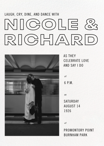 Show Bill - Wedding Invitation by Paperless Post