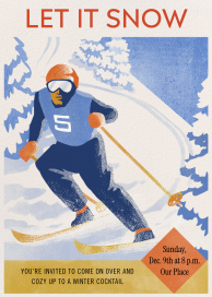 Sweeping Slopes - Party Invitation by Paperless Post