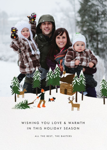 Christmas Cabin (Square Photo) by Rifle Paper Co.