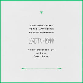 The Raleigh - Engagement Party Invitation by Mr. Boddington's Studio