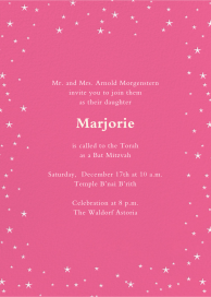 Andromeda - Bar & Bat Mitzvah Invitation by Paperless Post