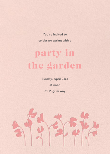 First Bloom - Spring Party Invitation by Paperless Post