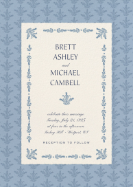 Baroque Border - Wedding Invitation by Martha Stewart