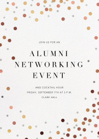 Coriandoli - Alumni Event Invitation by Paperless Post