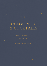 Shimmer Dots - Cocktail Party Invitation by Sugar Paper