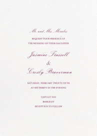 Classic Textured Script by Crane & Co.