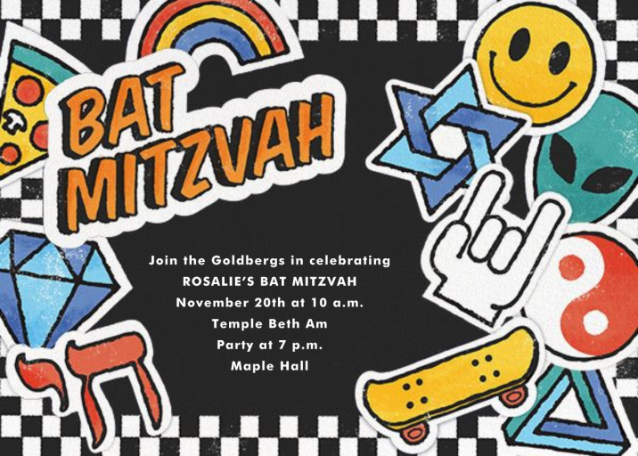 Challah Back - Bar & Bat Mitzvah Invitation by Paperless Post