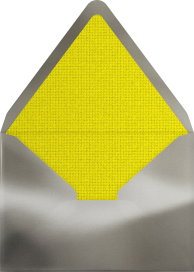 Silver Border Star Burst - Paperless Post Envelope
