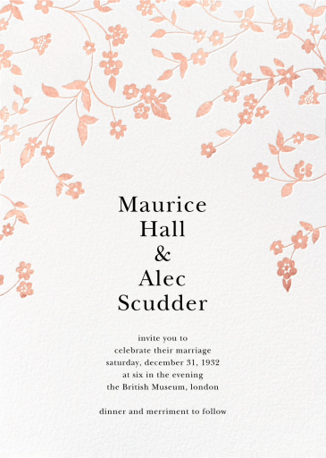 Floral Trellis II - Wedding Invitation by Oscar de la Renta