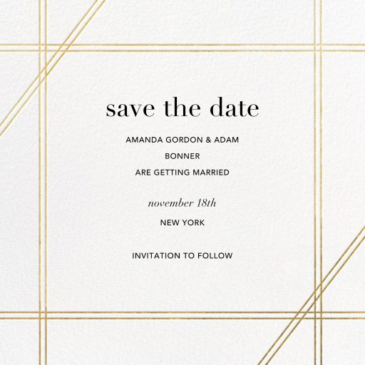 Caning (Save the Date) - Save the Date by Jonathan Adler