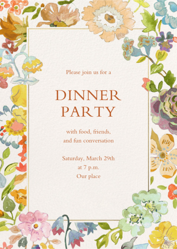 Classic Meadow - Party Invitation by Liberty