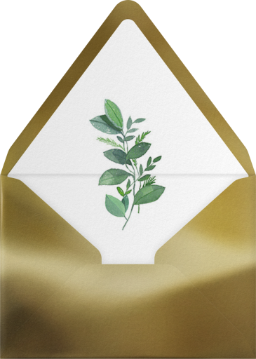Natural Wreath - Paperless Post Envelope