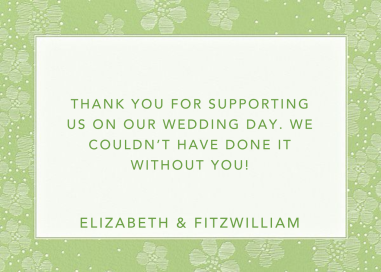 Blossoms on Tulle I Thank You by Oscar de la Renta