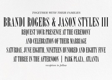 Assemblage by Paperless Post