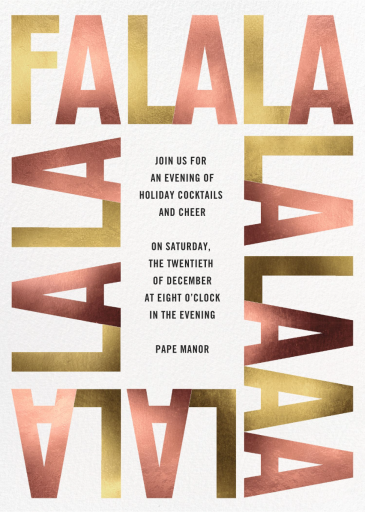 Caroling Classics - Invitation by Paperless Post