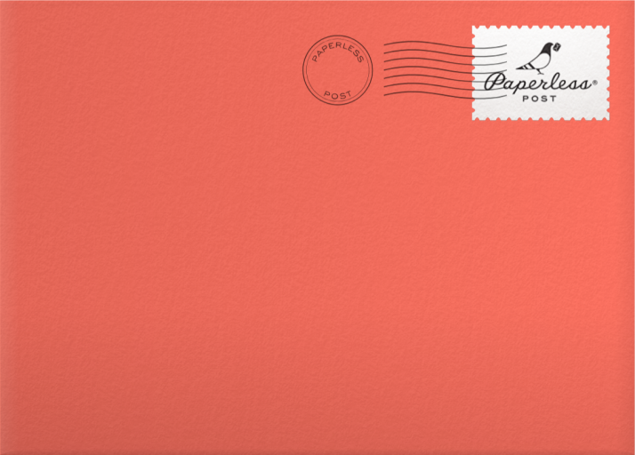 Winter Sprig - Paperless Post Envelope