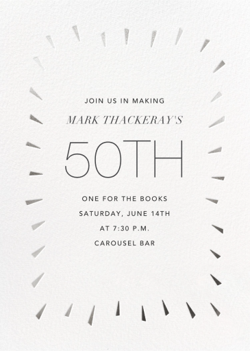 Éclat - Birthday Invitation by Paperless Post