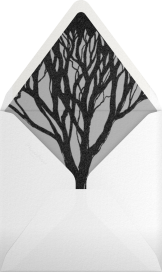 The Woods are Lovely - Paperless Post Envelope