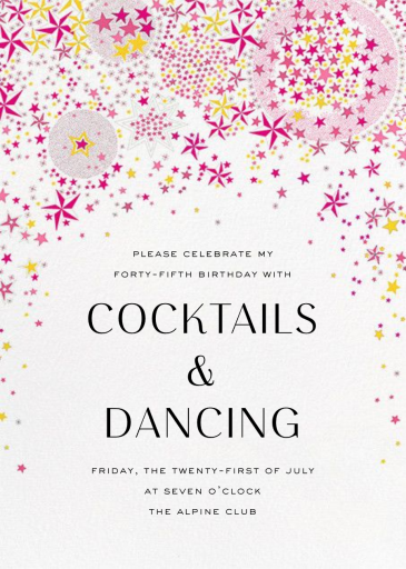 Adelajda - Birthday Invitation by Liberty