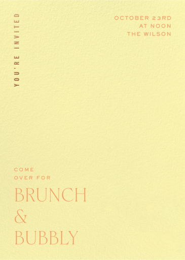 Ceremony - Brunch Invitation by Paperless Post