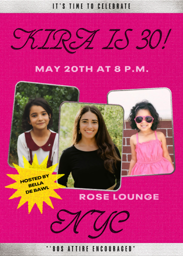 Silver Border Star Burst by Paperless Post