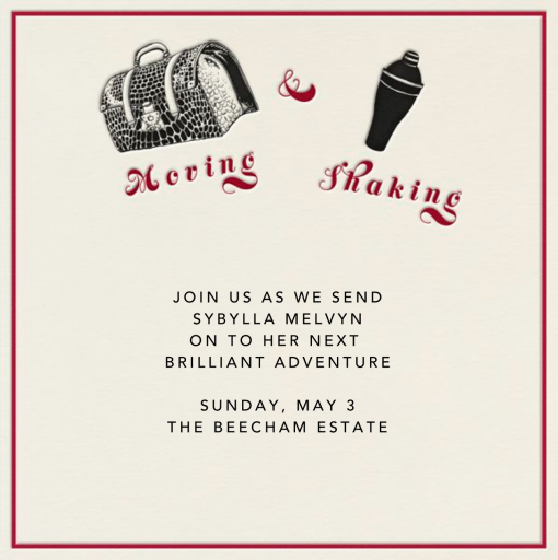 Moving and Shaking by Paperless Post